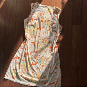 Vintage 60s Flower Power Shift Dress‎ // Sunday’s Child of California // Size S